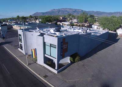 Aerial Photo of the Silver Owl Buidling